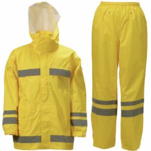 視認性レインウェア（イエロー）